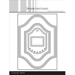 Die Ornamental Frame A6/A7 SBD540 Simple and basic 