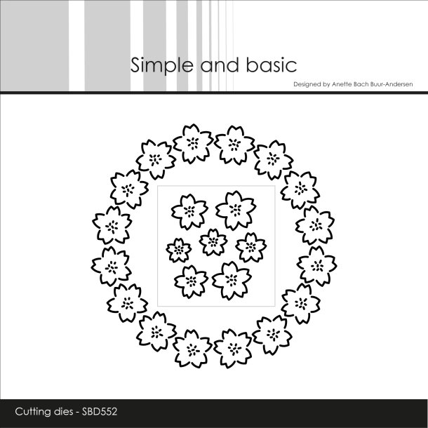 Die Flower Wreath SBD552 
