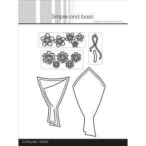 Die Bouquet of flowers SBD554  D24