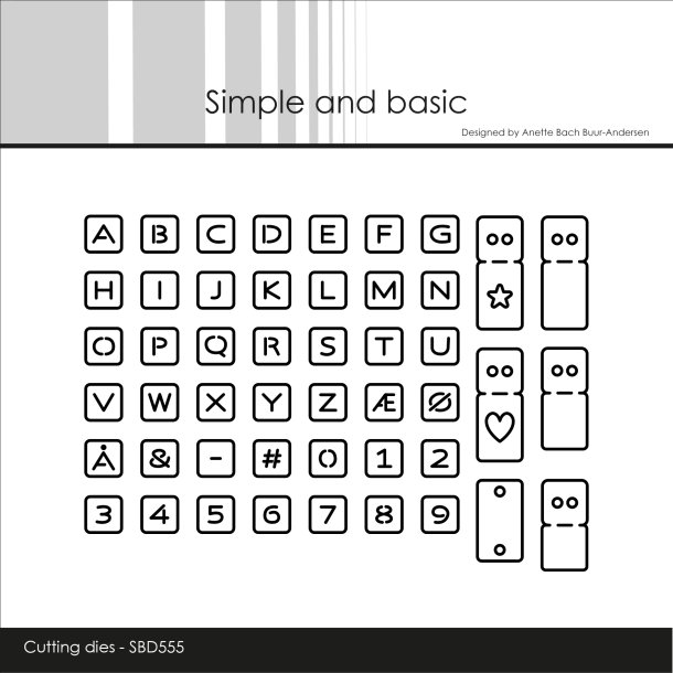 Die Alphabet Chips SBD555 