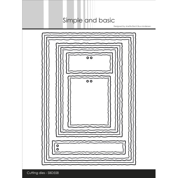 Die Old Paper A6+A7 SBD558 Simple and Basic 