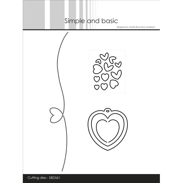 Die Happy Hearts SBD561 Simple and Basic