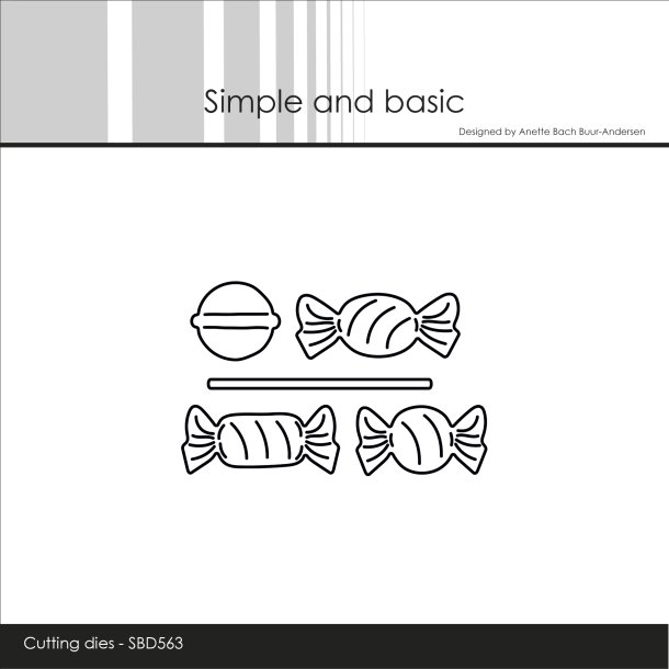 Die Lollipop and sweets SBD563 Simple and Basic
