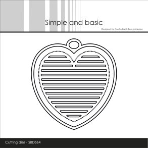 Die All lined up - Heart SBD564 Simple and Basic 