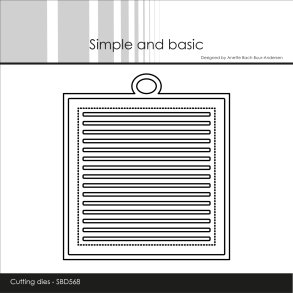 Die All lined up - Square SBD568 Simple and basic 