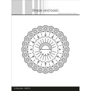 Die Decorative treatbag topper SBD570 Simple and basic 