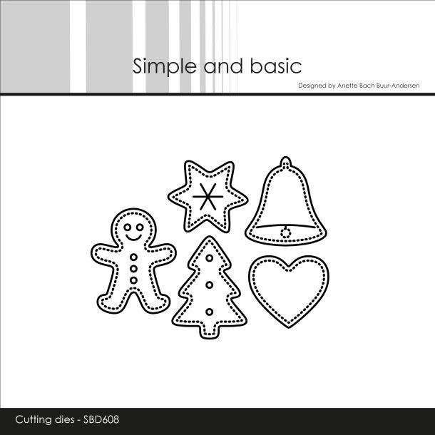 Die Christmas Cookies SBD608 Simple and Basic RESTORDRE