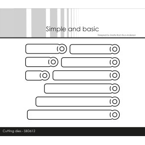Die Tags for All-in-one Plates SBD612 Simple and basic 