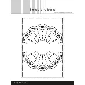Die Doily SBD613 Simple and basic 