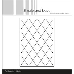 Die A7 - Quilt SBD614 Simple and basic 
