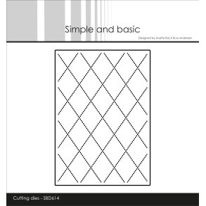 Die A7 - Quilt SBD614 Simple and basic 