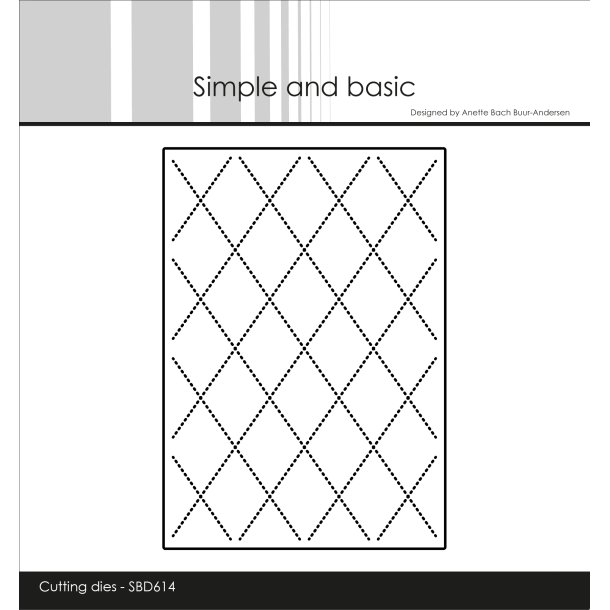 Die A7 - Quilt SBD614 Simple and basic 