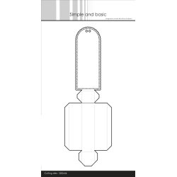 Die Lip balm tag SBD646 Simple and basic 