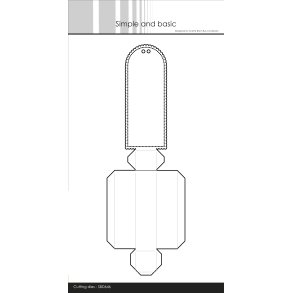 Die Lip balm tag SBD646 Simple and basic 