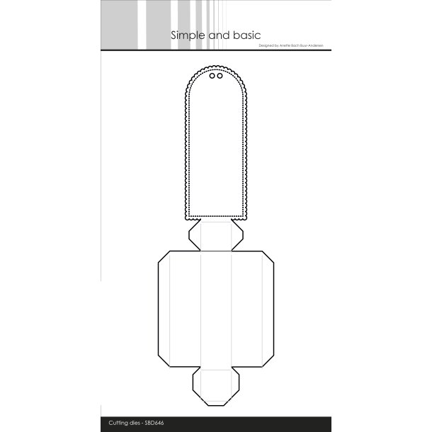 Die Lip balm tag SBD646 Simple and basic 