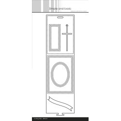 Die Place card A7 SBD647 Simple and basic 