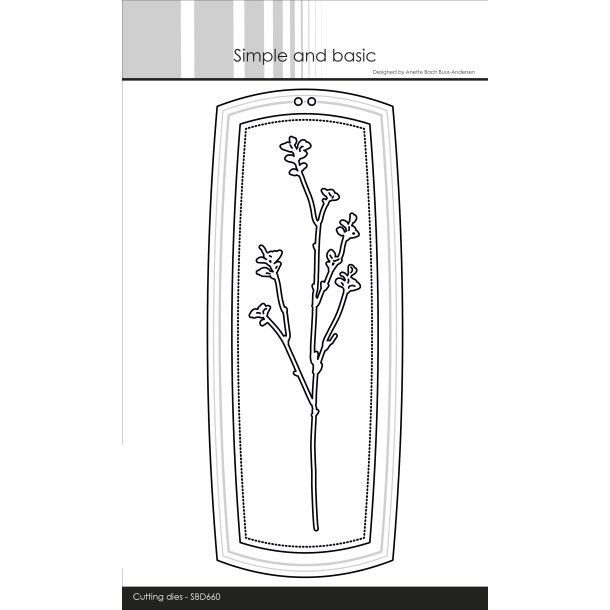 Die Mega tag with elegant edges SBD660 Simple and Basic FORUDBESTILLING P� LAGER D. 10/4 EFTERMIDDAG