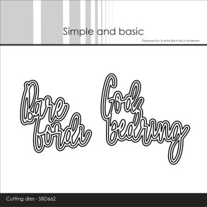 Die Bare fordi/God bedring SBD662 Simple and Basic 