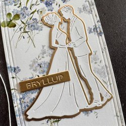 Die Wedding couple SBD667 Simple and Basic 