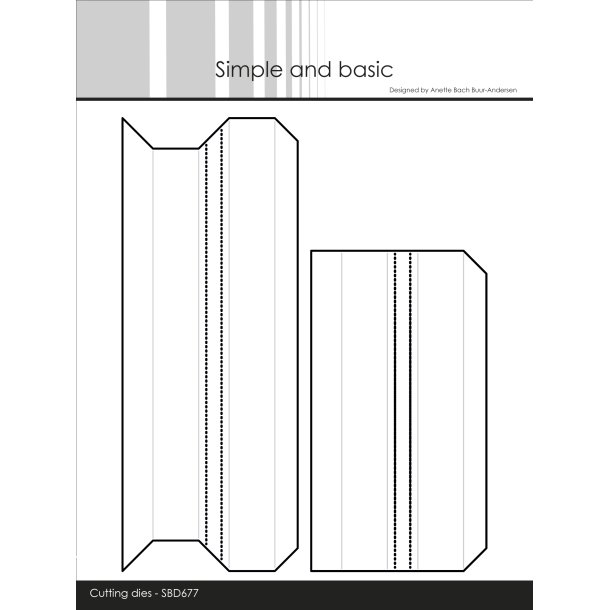 Die A6 Frames for shadowbox SBD677 Simple and Basic 