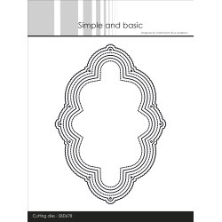 Die Elegant Shaped Frames SBD678 Simple and Basic 