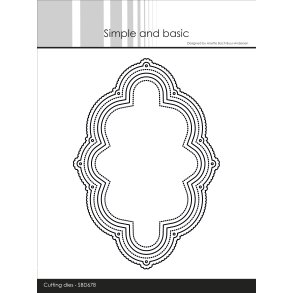Die Elegant Shaped Frames SBD678 Simple and Basic 