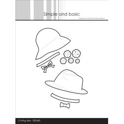 Die Elegant hats SBD683 Simple and Basic