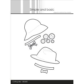Die Elegant hats SBD683 Simple and Basic