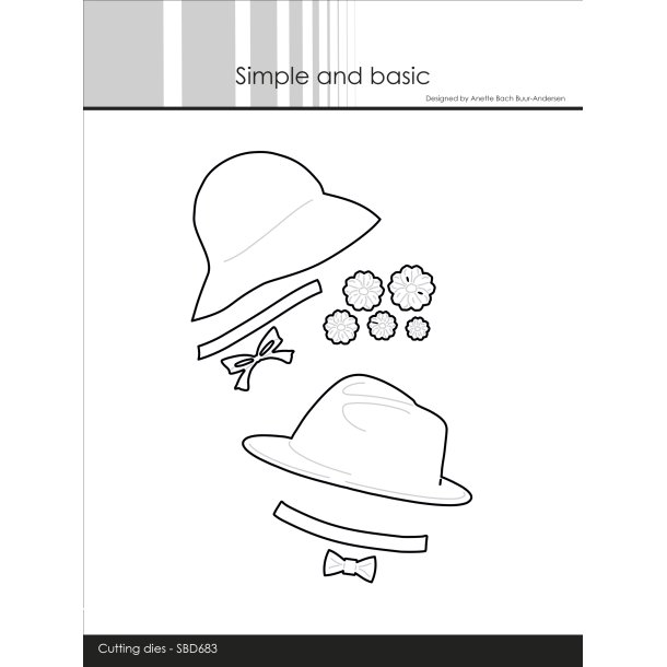 Die Elegant hats SBD683 Simple and Basic