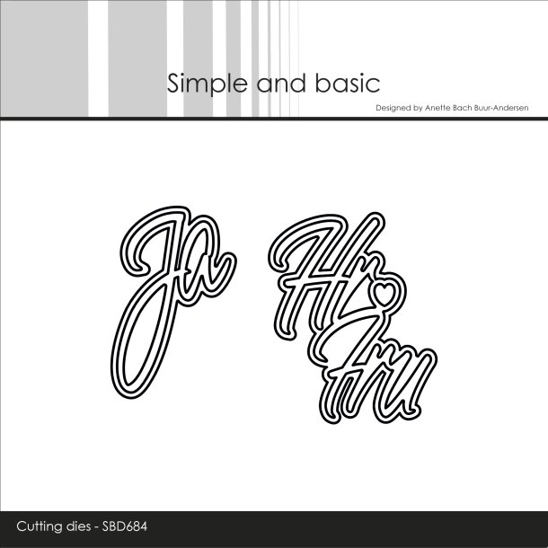 Die Ja og Hr Fru SBD684 Simple and Basic