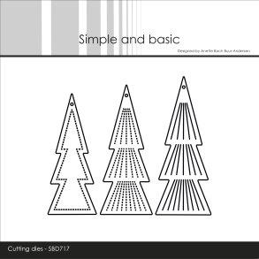 Die Christmas Tree Ornaments SBD717