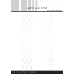 Press plate Background Strips SBH038 Simple and Basic