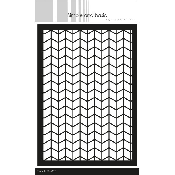 Stencil Chevron A5 SBM007