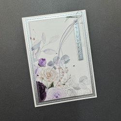 Papirblok SBP544 Purple Romance 15x15cm simple and basic