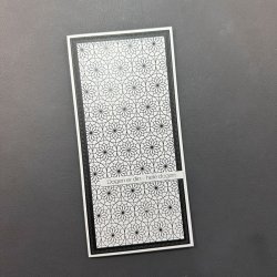 Papirblok SBP743 Black Geometric 30,5x30,5cm simple and basic