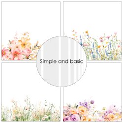 Papirblok Floral borders Vol. 2 SBP763 30,5x30,5cm 