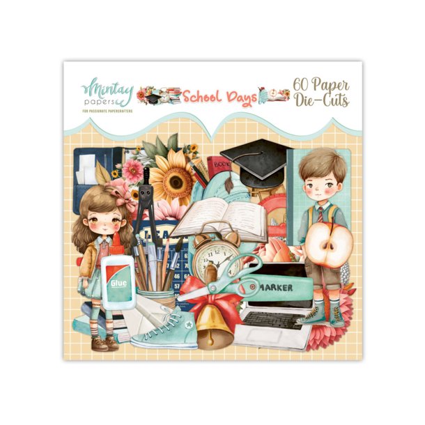 Mintay paper die-cuts School Days 60stk