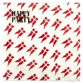 Servietter med flag 20 stk.