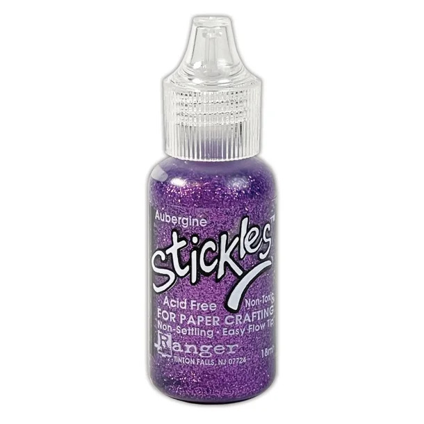 Stickles Aubergine glitterlim 18ml