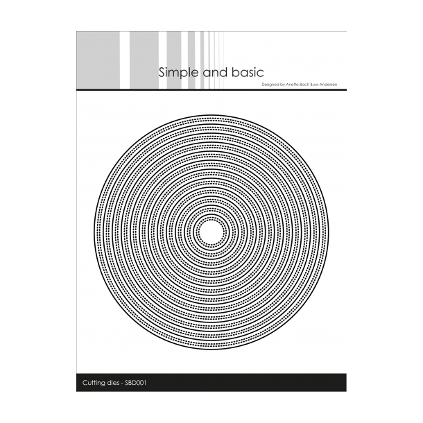 Simple and Basic die "Double Pierced Round" SBD001 