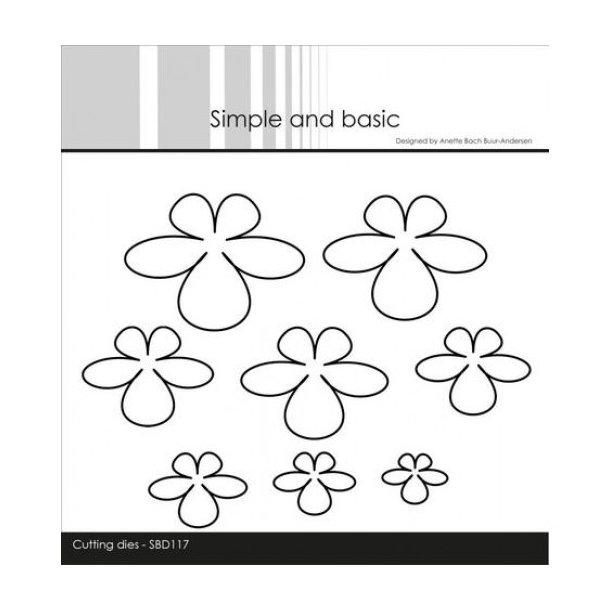 Simple and Basic die Sweet Flowers SBD117 