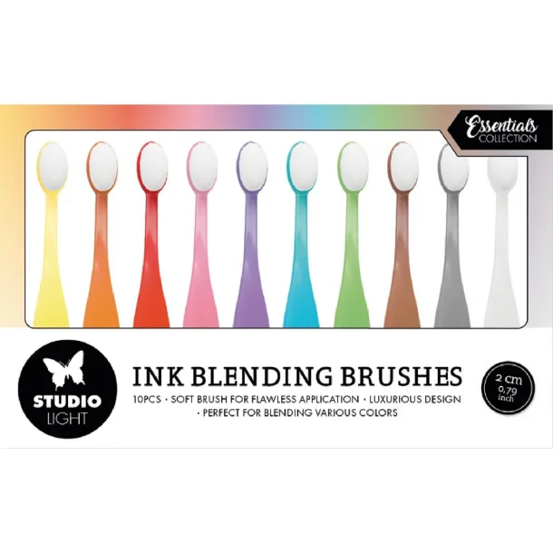 Blending Brushes 0.79" Soft Brush 10pcs Studio Light