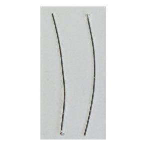 Smykkestift u/je 50stk 0,7x50mm slv farvet 