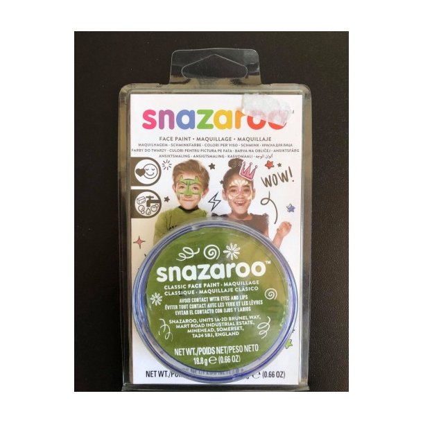 Snazaroo- ansigtsmaling 18,8g. (grn)