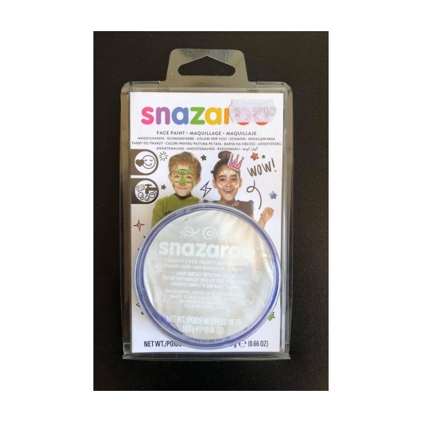 Snazaroo- ansigtsmaling 18,8g. (hvid)