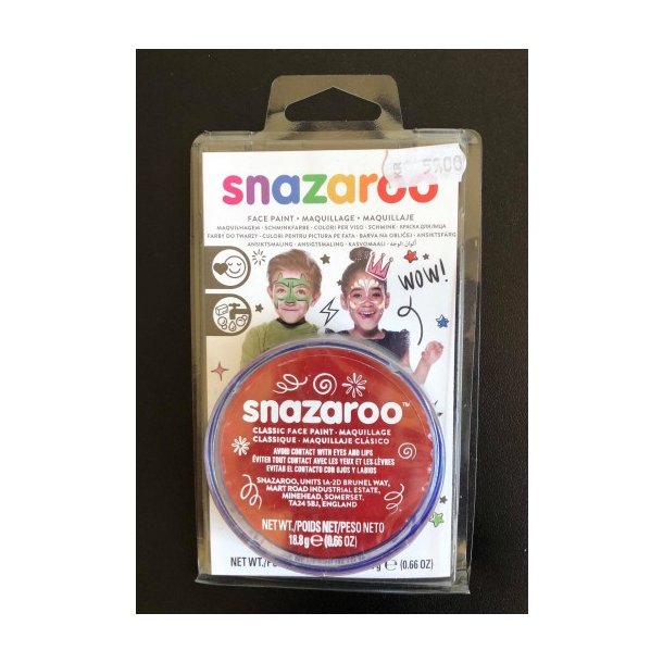 Snazaroo- ansigtsmaling 18,8g. (rd)