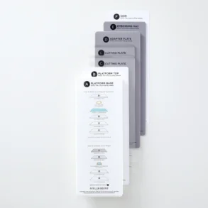 Komplet pladesystem til Spellbinders Platinum Scout maskinerne