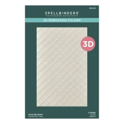 Cross My Heart 3D Embossing Folder (E3D-102)