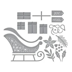Die Delivering Joy Sleigh S4-1358 Spellbinders D8