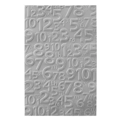 Say Cheese Classic Pooh Birthday 3D Embossing Folder Numbers (E3D-150) Spellbinders